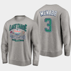 Men's Vegas Golden Knights Brayden Mcnabb #3 Gray Tahoe Outdoors vs Avalanche Matchup Sweatshirt - With 2023 Stanley Cup Patch