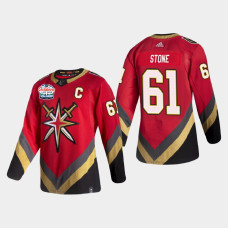 Vegas Golden Knights Mark Stone #61 Lake Tahoe Outdoor Games Authentic Patch Red Jersey - With 2023 Stanley Cup Patch