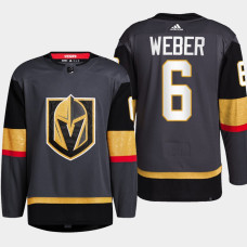 Vegas Golden Knights Shea Weber Black Home Authentic Primegreen Jersey - With 2023 Stanley Cup Patch
