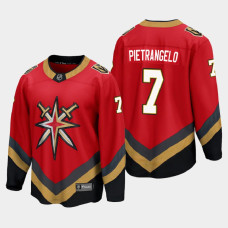 Men's Vegas Golden Knights Alex Pietrangelo #7 Special Edition Red Jersey - With 2023 Stanley Cup Patch