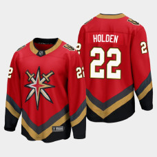 Men's Vegas Golden Knights Nick Holden #22 Special Edition Red Jersey - With 2023 Stanley Cup Patch