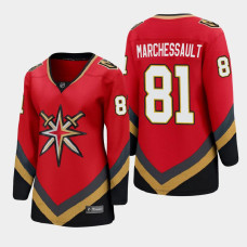 Women Vegas Golden Knights Jonathan Marchessault #81 Special Edition Red Jersey - With 2023 Stanley Cup Patch