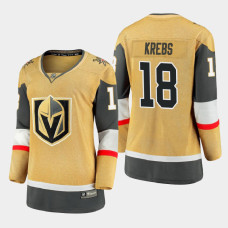Women Vegas Golden Knights Peyton Krebs 2021 Alternate Jersey - Gold