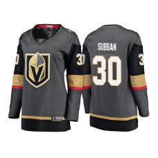 Women's Vegas Golden Knights #30 Malcolm Subban Gray 2018 Breakaway Jersey 