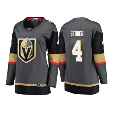 Women's Vegas Golden Knights #4 Clayton Stoner Gray 2018 Breakaway Jersey 