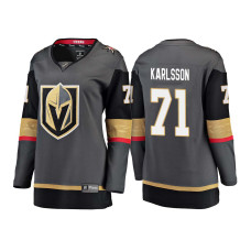 Women's Vegas Golden Knights #71 William Karlsson Gray 2018 Fanatics Breakaway Jersey 