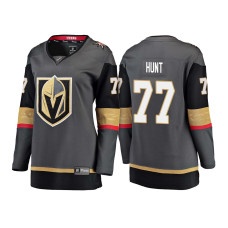 Women's Vegas Golden Knights #77 Brad Hunt Gray 2018 Breakaway Jersey 