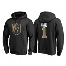 Vegas Golden Knights Black Number One Dad Father's Day Hoodie