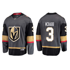 Vegas Golden Knights #3 Breakaway Player Grey Home 2018 Jersey