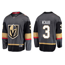 Vegas Golden Knights #3 Breakaway Player Grey Home 2018 Fanatics Branded Jersey