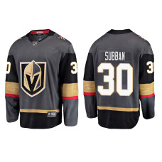 Vegas Golden Knights #30 Breakaway Player Grey Home 2018 Jersey