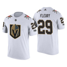 Vegas Golden Knights #29 Marc-Andre Fleury White 2018 New Season Draft Player T-shirt