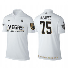 Vegas Golden Knights #75 Ryan Reaves white 2018 Stanley Cup Polo Shirt