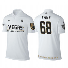 Vegas Golden Knights TJ Tynan white 2018 Stanley Cup Polo Shirt