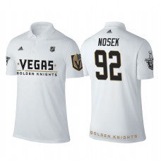 Vegas Golden Knights #92 Tomas Nosek white 2018 Stanley Cup Polo Shirt
