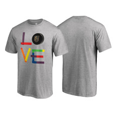 Vegas Golden Knights Heather Gray Hockey Is For Everyone Love Square T-shirt