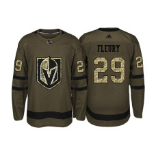 Vegas Golden Knights #29 Marc-Andre Fleury Camo 2018 Salute To Service Jersey