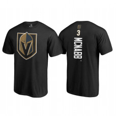 Vegas Golden Knights #3 Brayden McNabb Black Fanatics Branded Name and Number Primary Logo Shirt 2018