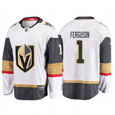 Vegas Golden Knights #1 Dylan Ferguson 2018 Fanatics Branded Breakaway White Jersey