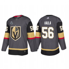 Vegas Golden Knights #56 Erik Haula 2018 Stanley Cup Final Bound Patch Authentic Gray Jersey