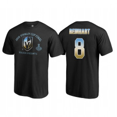 Vegas Golden Knights Griffin Reinhart 2018 Western Conference Champion Match Penalty Name and Number T-shirt Black