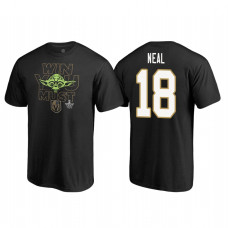 Vegas Golden Knights #18 James Neal Stanley Cup Playoffs 2018 Star Wars Win You Must Name and Number Black T-shirt