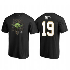 Vegas Golden Knights #19 Reilly Smith Stanley Cup Playoffs 2018 Star Wars Win You Must Name and Number Black T-shirt