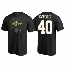 Vegas Golden Knights #40 Ryan Carpenter Stanley Cup Playoffs 2018 Star Wars Win You Must Name and Number Black T-shirt