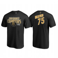 Vegas Golden Knights #75 Ryan Reaves Western Conference Champions 2018 Interference Black T-Shirt