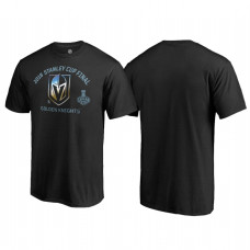 Vegas Golden Knights Western Conference Champions 2018 Match Penalty Black T-Shirt