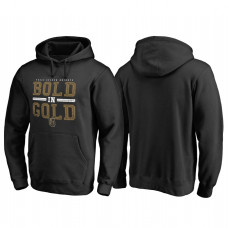 Vegas Golden Knights Black Hometown Collection Bezeled Gold Pullover Hoodie