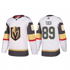 Vegas Golden Knights #89 Alex Tuch Authentic Player White Away Jersey