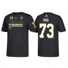 Vegas Golden Knights #73 Brandon Pirri 2018 Stanley Cup Final Bound Name and Number Black T-shirt