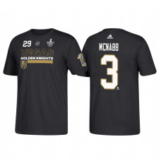 Vegas Golden Knights #3 Brayden McNabb 2018 Stanley Cup Playoffs Participant Black T-Shirt