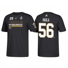 Vegas Golden Knights #56 Erik Haula 2018 Stanley Cup Playoffs Participant Black T-Shirt