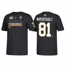 Vegas Golden Knights #81 Jonathan Marchessault 2018 Stanley Cup Playoffs Participant Black T-Shirt