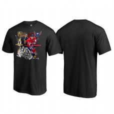 Vegas Golden Knights 2018 Stanley Cup Final vs Washington Capitals Dueling Player Matchup Black T-shirt
