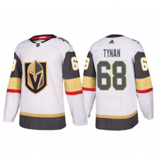 Vegas Golden Knights #68 TJ Tynan Authentic Player White Away Jersey