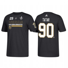 Vegas Golden Knights #90 Tomas Tatar 2018 Stanley Cup Playoffs Participant Black T-Shirt