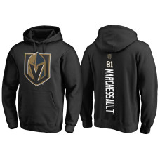 Vegas Golden Knights #81 Jonathan Marchessault Black Name And Number Pullover Hoodie