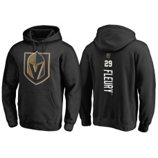 Vegas Golden Knights #29 Marc-Andre Fleury Black Name And Number Pullover Hoodie