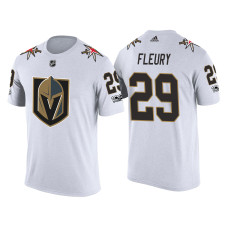 Vegas Golden Knights #29 Marc-Andre Fleury White 2018 New Season T-shirt