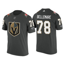 Vegas Golden Knights #78 Pierre-Edouard Bellemare Steel-Grey 2018 New Season T-shirt