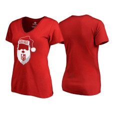 Women's Vegas Golden Knights Red V-neck Jolly T-Shirt