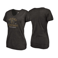Women's Vegas Golden Knights Black Timeless Collection Vintage Arch T-shirt