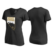 Women's Vegas Golden Knights Black Strong T-Shirt