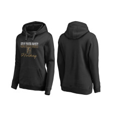 Women's Vegas Golden Knights Black Freeline Pullover Fleece Hooded Hoodie