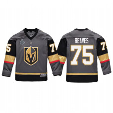 Youth Vegas Golden Knights #75 Ryan Reaves Replica Player Stanley Cup Final 2018 Jersey Gray