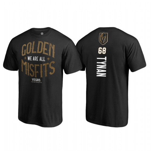Youth Vegas Golden Knights TJ Tynan 2018 Stanley Cup Final Golden Misfits Black T-shirt