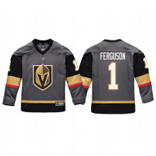 Vegas Golden Knights #1 Dylan Ferguson Replica Player Home Jersey Black